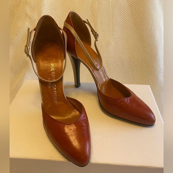 Vintage RARE Pierre Cardin Paris 1958-1960 heels size 6 - Picture 1 of 10